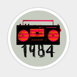 Vintage Stereo 1984 Magnet